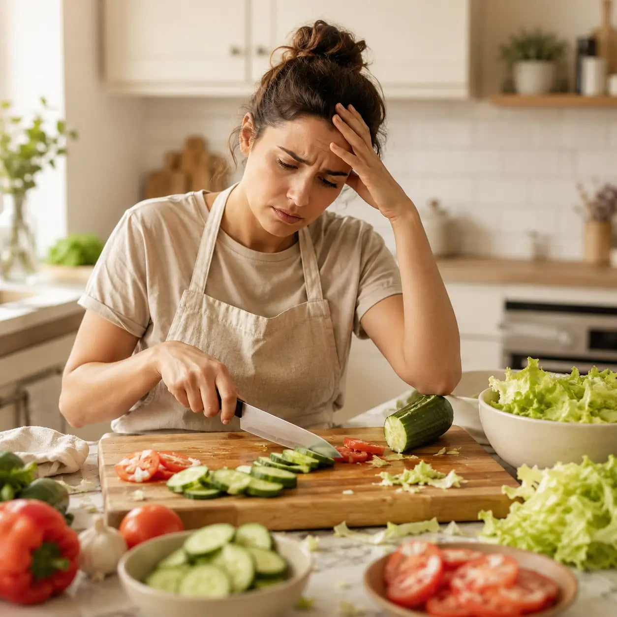 Slow & tiring food prep