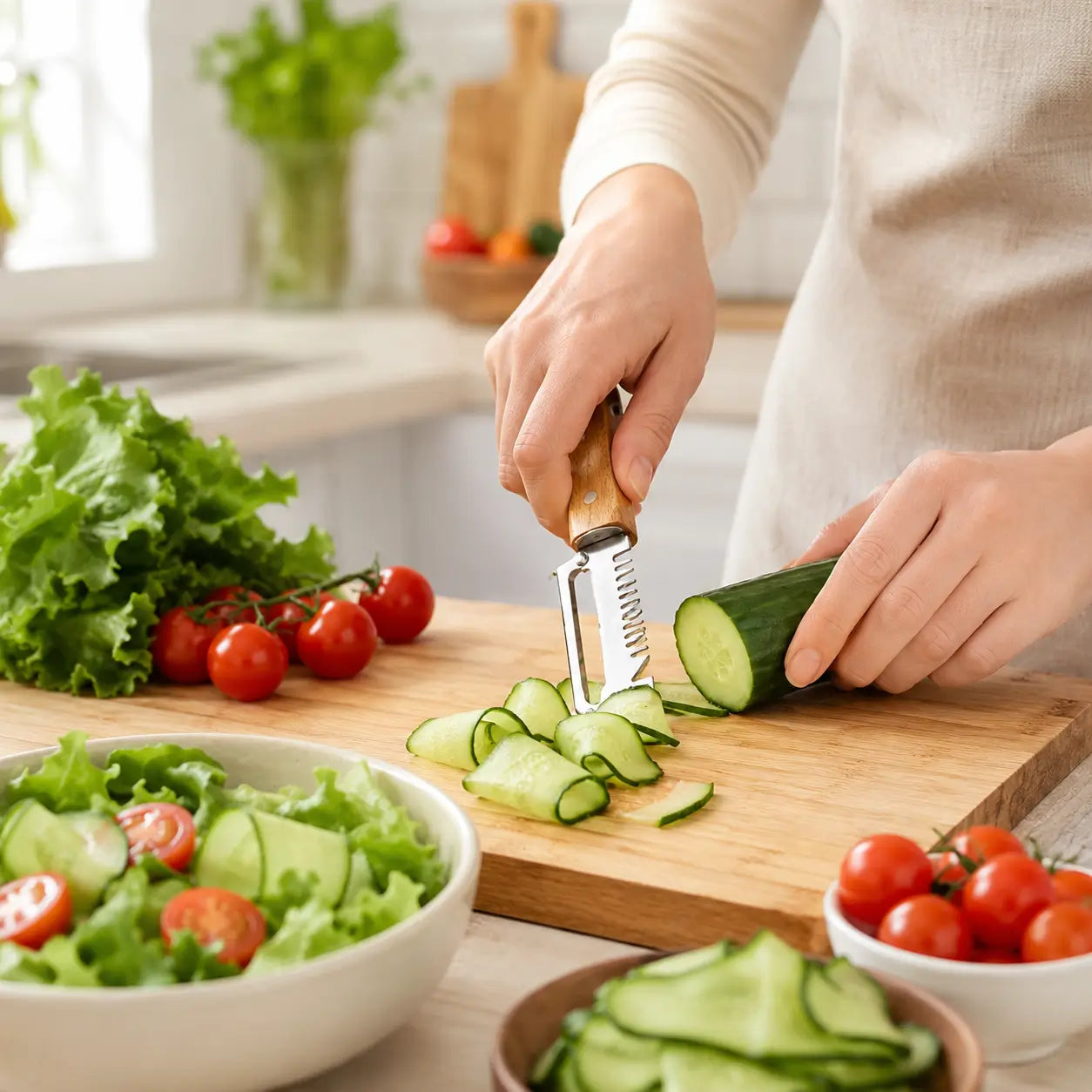 Quick Salad Prep