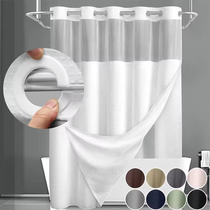 Hookless Shower Curtain Set - Main
