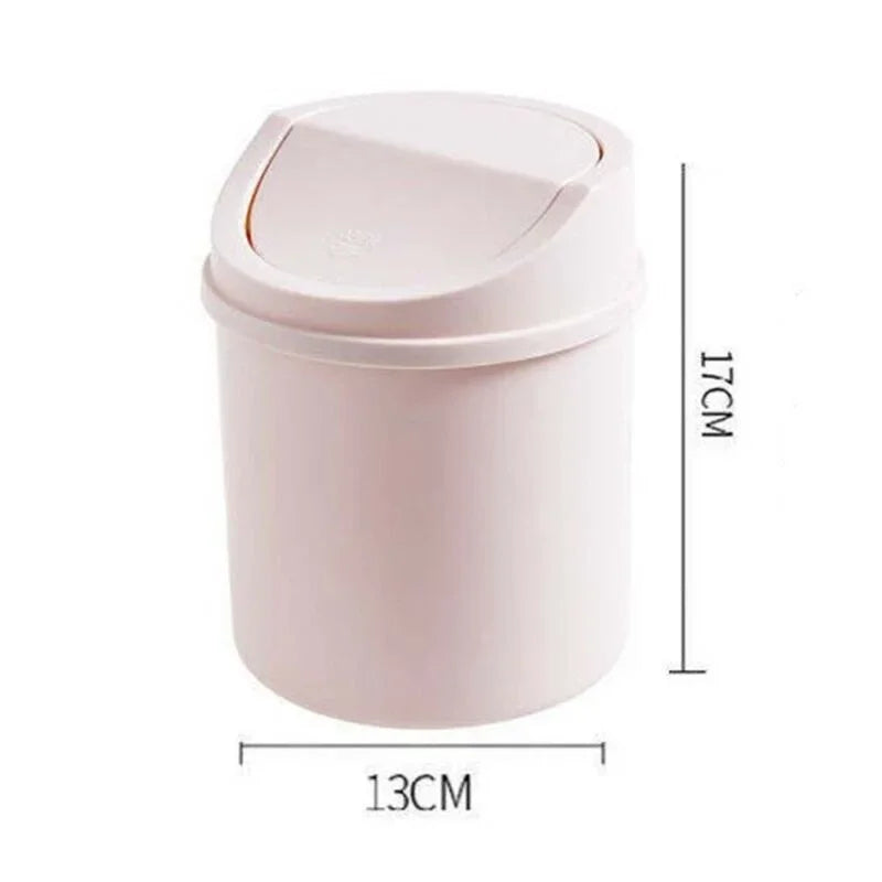 Mini Desktop Trash Can - side view