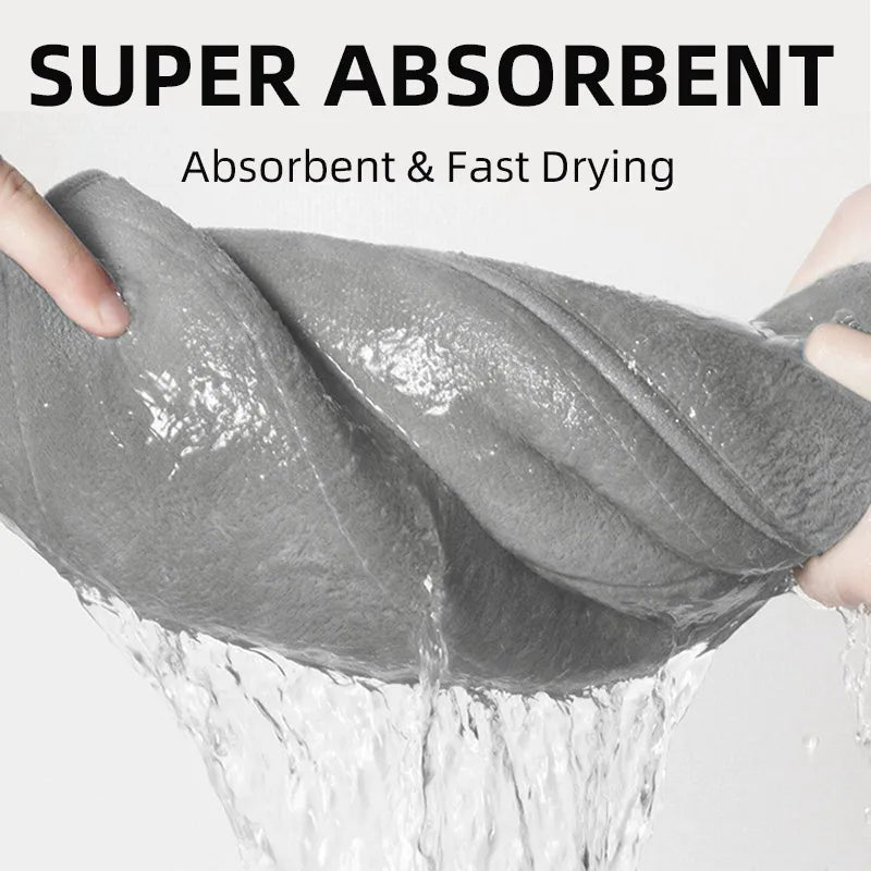 Coral velvet mat water absorption