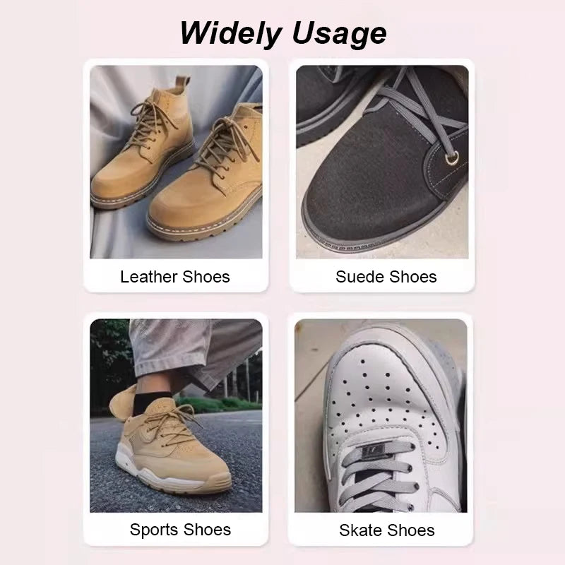 Suede shoe cleaning eraser detail